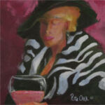 Things are Rose, image size: 12"x 12", painting in acrylic.