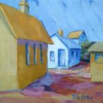 "Courtyard Shadows", image: 12"x12"