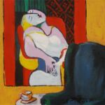 "Coffee And Picasso", image size: 12"x12"