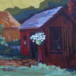 "Guest House Arrangement" image: 16"x 16"