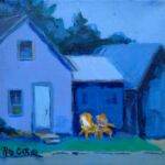 "A Happy Spot", image: 8"x8"